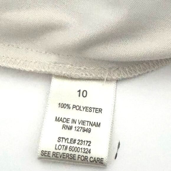 Emma & Michelle Dress 10 Abstract Scoop Neck A-line Clean Girl Preppy Soft Girl - Picture 5 of 12